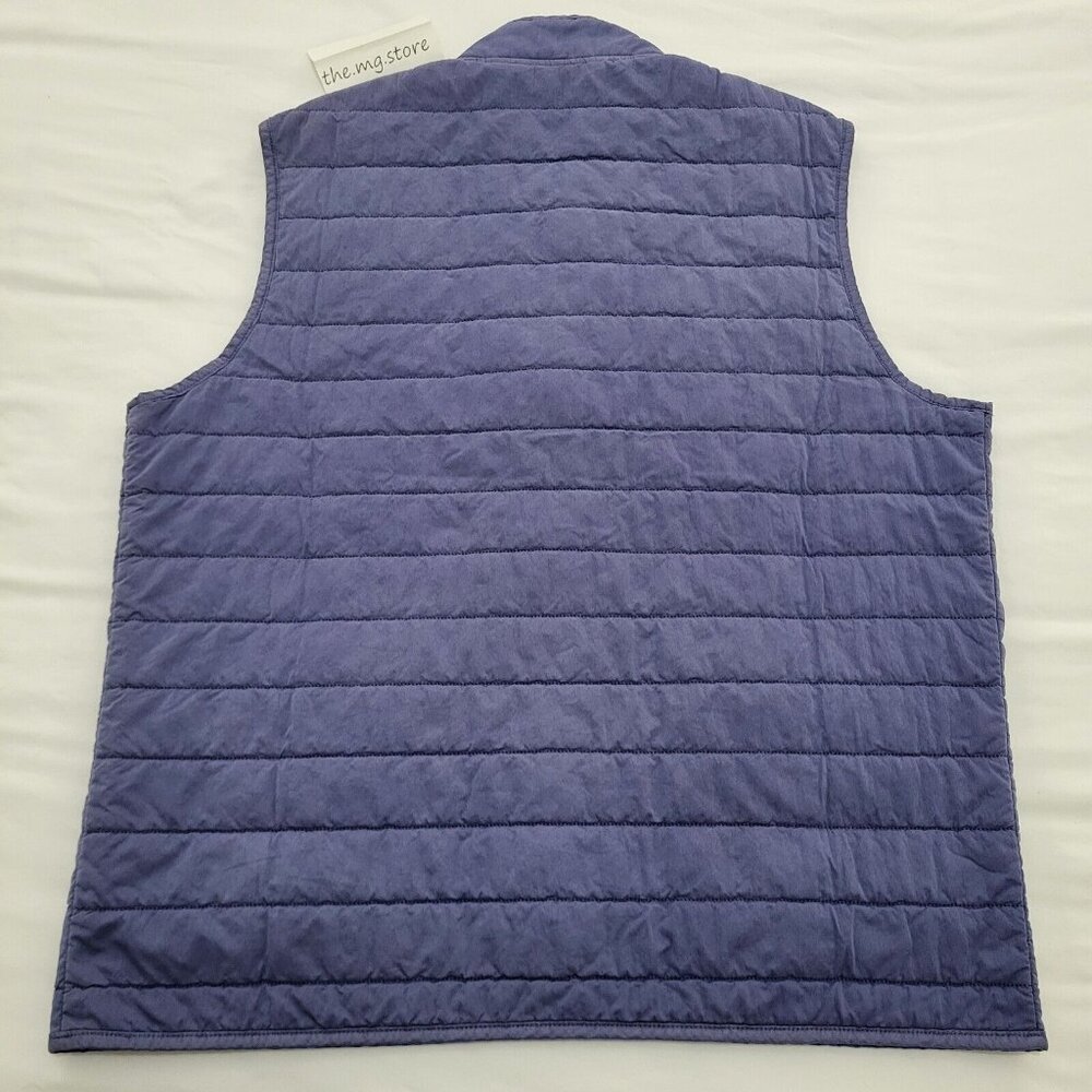 Peter Millar  Garment-Dyed  Stardust Blue Vest Men's Sz XL MSRP $230 - Picture 2 of 9